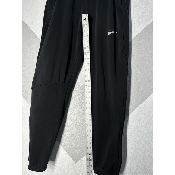 Nike Therma Essential Running Pants Men's Medium M Soft Stretch Bv5073-010 Black - Picture 8 of 13